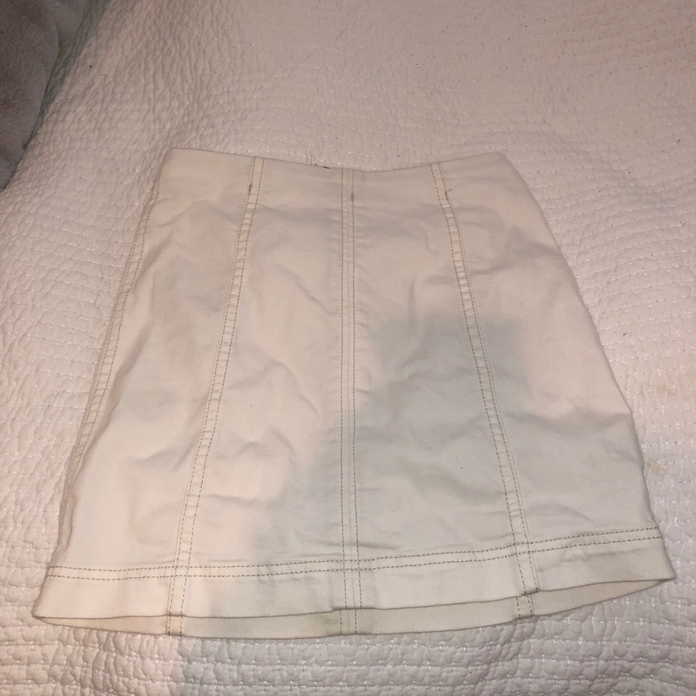 White Free People skirt!!